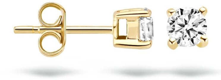 Blush 7128YZI Oorbellen 14 krt geelgoud met zirkonia