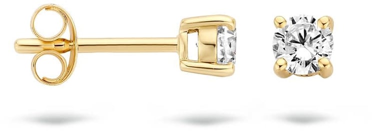 Blush 7212YZI Oorbellen 14 krt geelgoud met zirkonia