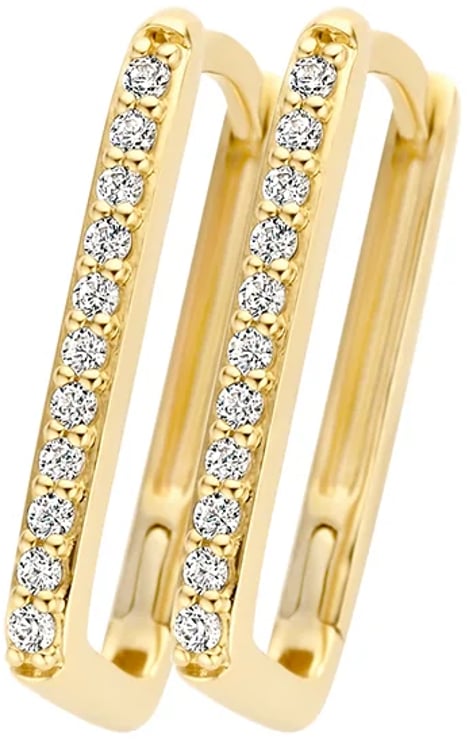 Blush Blush Oorbellen 7318YZI 14k Geelgoud met Zirkonia