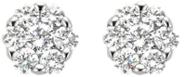 Blush Blush Oorbellen 7621WDI 14k Witgoud 0,25crt G SI Briljant geslepen Diamant