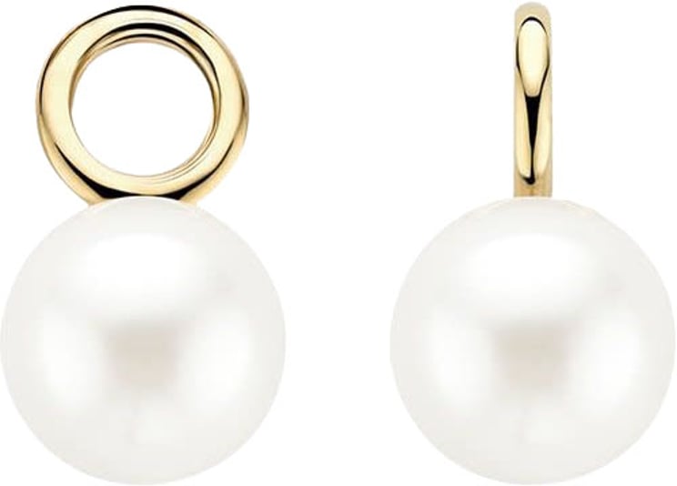Blush Blush Oorbedels 9023YPW 14k Geelgoud met Zoetwater Parel 8mm