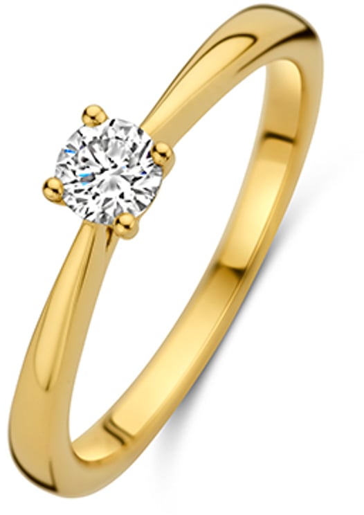 Blush Blush Ring LG1001Y/54 14k Geelgoud 0.25crt G SI Briljant Lab Grown Diamant Maat 54