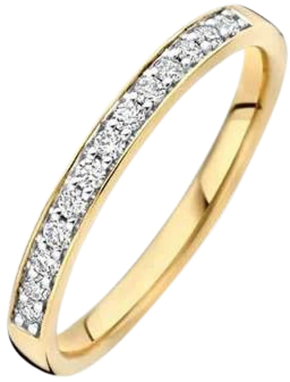 Blush Blush Ring LG1033Y/54 14k Geelgoud 0.22crt H SI Briljant geslepen Labgrown Diamant Maat 54