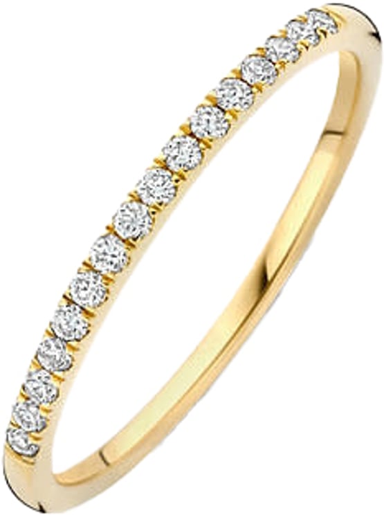 Blush Blush Ring LG1046Y/54 14k Geelgoud 0.16crt H SI Briljant geslepen Diamant Maat 54