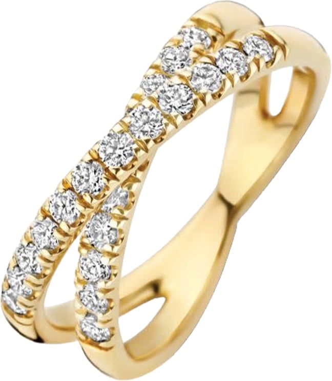 Blush Blush Ring LG1055Y/56 14k Geelgoud met 0.57crt H SI Labgrown Diamat Maat 56