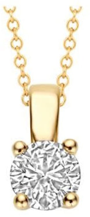 Blush Blush Hanger LG6001Y 14k Geelgoud met 0,25crt H SI LabGrown Briljant geslepen Diamant 8.5x4.3mm