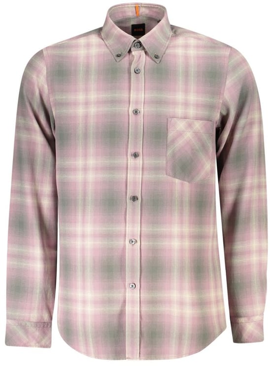 Boss Hugo Boss Pink Cotton Men Shirt