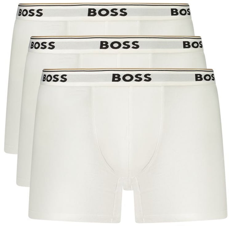 Boss Hugo Boss Bianco Cotton Men Boxer Short