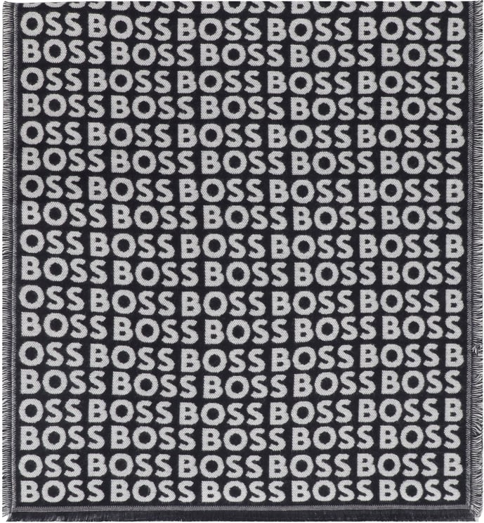 Boss Scarf in viscose jacquard