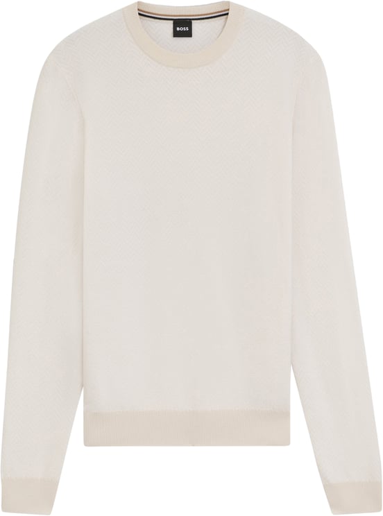 Boss Sweaters Open White