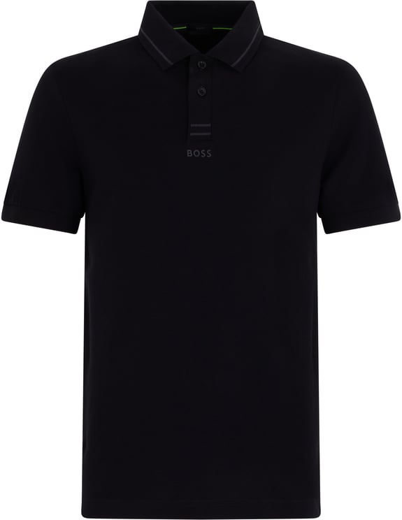 Boss Cotton polo with short sleeves