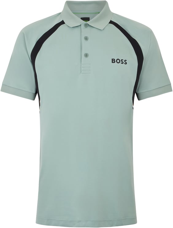 Boss Slim fit polo in elastic fabric