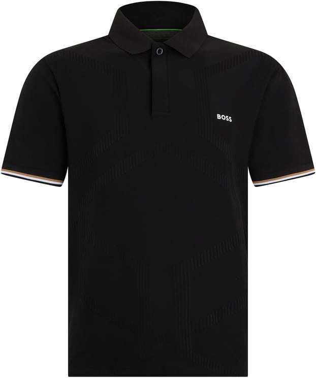 Boss Polo in jersey with short sleeves
