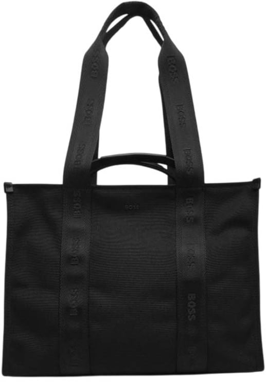 Boss Beige Sandy Tote Zip Closure Bag