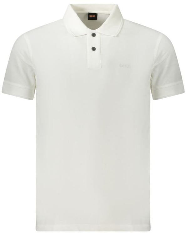 Boss Hugo Boss Bianco Cotton Men Polo