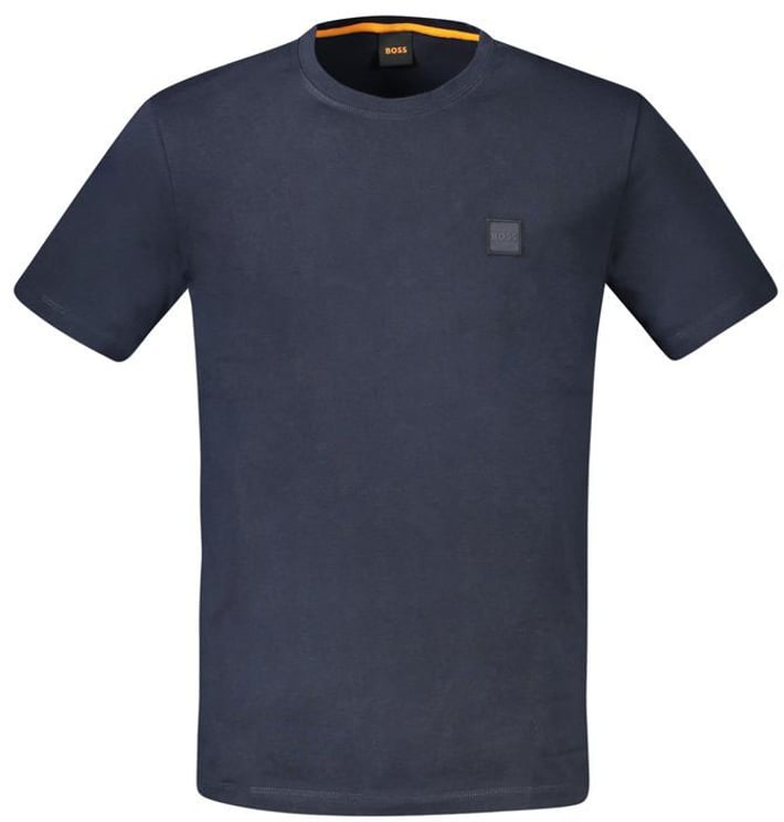 Boss Hugo Boss Blue Cotton Men T-Shirt