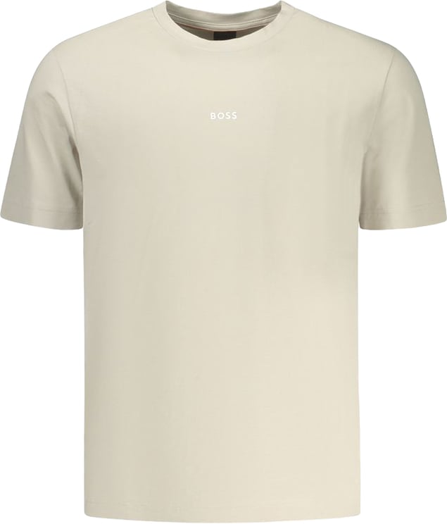 Boss Hugo Boss Beige Cotton Men T-Shirt