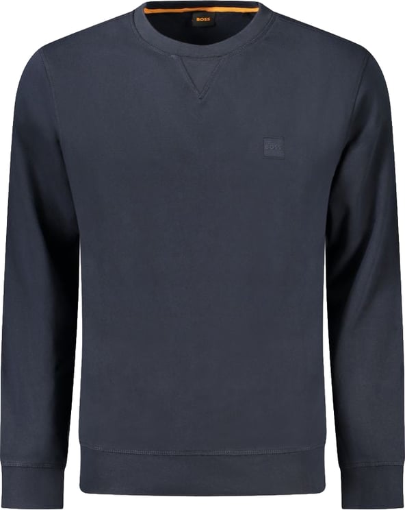 Boss Hugo Boss Blu Cotton Men Sweatshirt