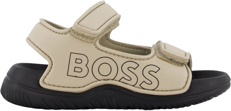 Boss Boss Jongens Sandalen In Beige