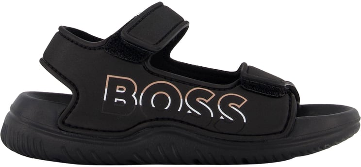 Boss Boss Jongens Sandalen In Zwart