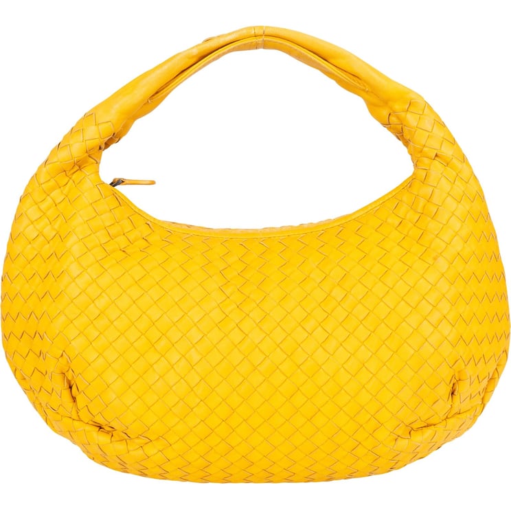 Bottega Veneta Bottega Veneta Red Intrecciato Leather Belly Hobo Bag