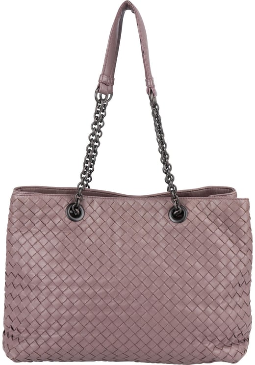 Bottega Veneta Bottega Veneta Intrecciato Leather Chain Tote Shoulder Bag
