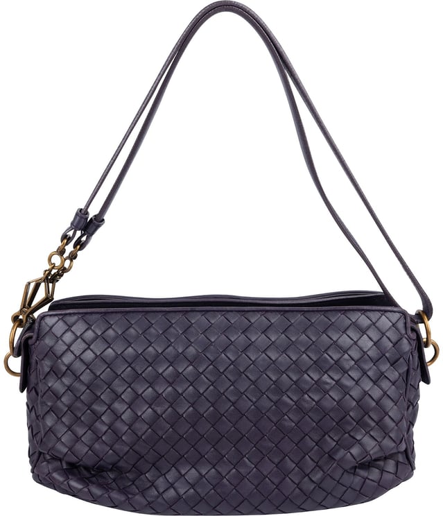 Bottega Veneta Bottega Veneta Intrecciato Leather Nappa Crossbody Shoulder Bag