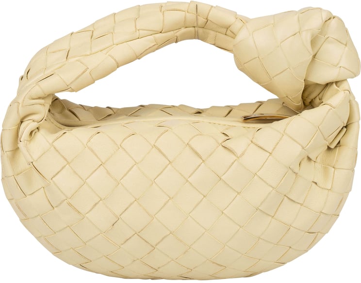 Bottega Veneta Bottega Veneta Intrecciato Leather Mini Jodie Handbag Porridge