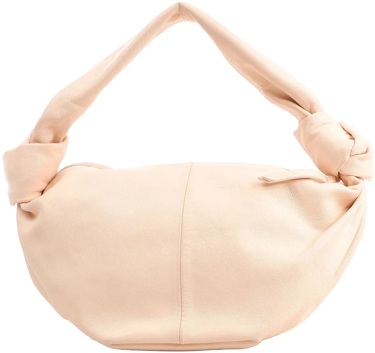 Bottega Veneta BOTTEGA VENETA Double Knot Mini Leather Handbag in Pink