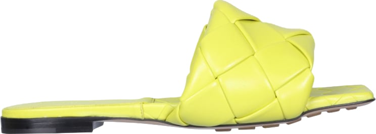 Bottega Veneta Lido Flat Sandal Yellow