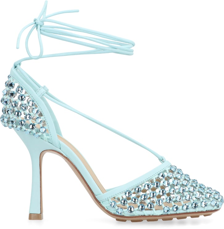 Bottega Veneta Sparkle Stretch heeled sandals
