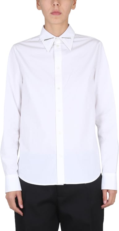 Bottega Veneta Pointed Collar Tailored Shirt