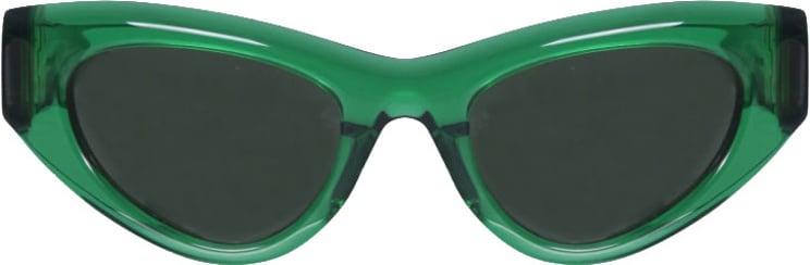 Bottega Veneta Cat-Eye Sunglasses with Bold Acetate Frame