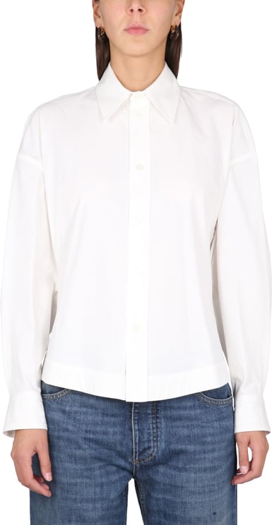 Bottega Veneta Tailored Button-Down Compact Shirt with Classic Collar