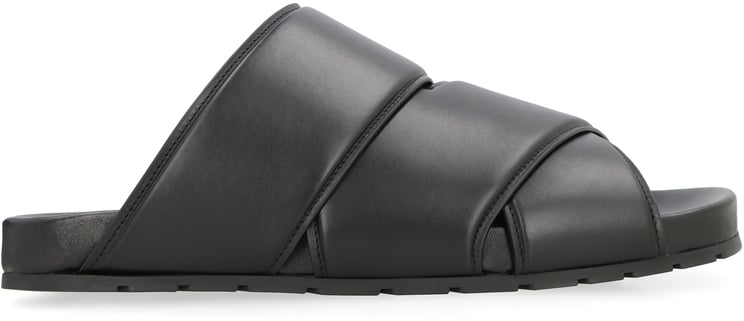 Bottega Veneta Bridge leather mules
