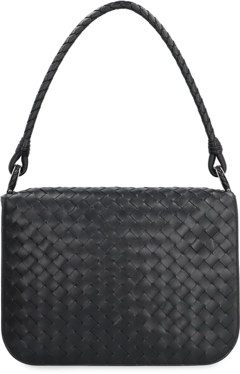 Bottega Veneta Swing leather messenger bag