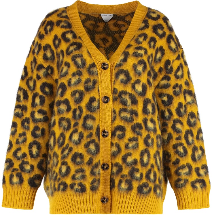 Bottega Veneta Cardigan in mixed wool and mohair
