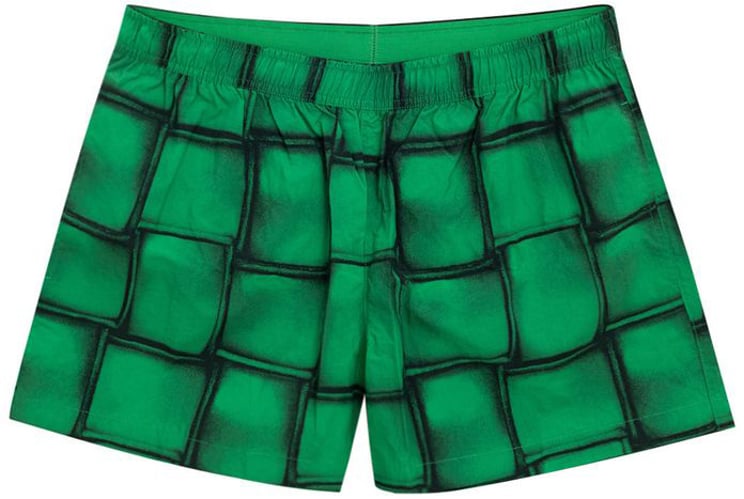 Bottega Veneta Bottega Veneta Green Polyamide Swim Shorts