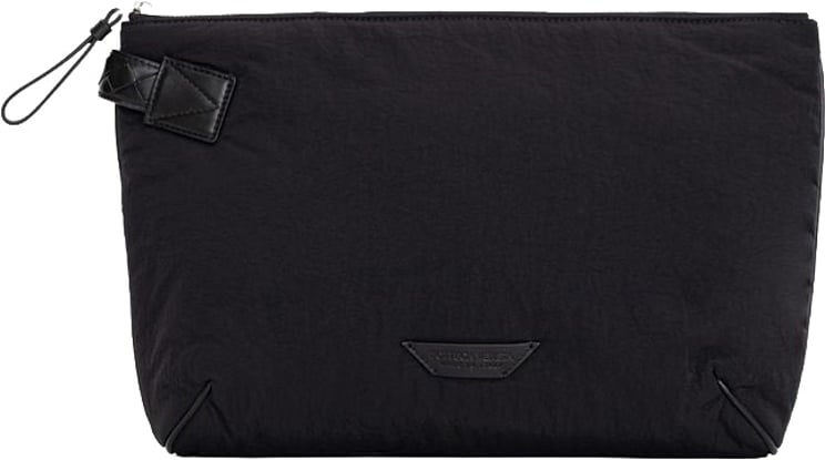 Bottega Veneta Bottega Veneta Black Nylon Clutch Bag