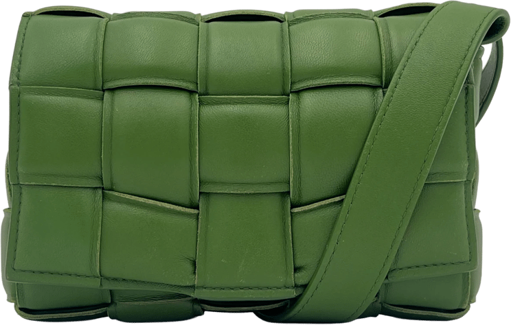 Bottega Veneta Bottega Veneta Mini Padded Cassette - Avocado