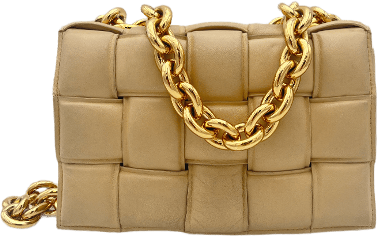 Bottega Veneta Bottega Veneta Padded Cassette Chain - Porridge