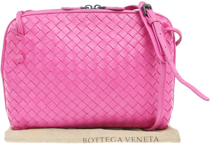 Bottega Veneta Bottega Veneta Nodini Crossbody Bag Intrecciato Nappa Medium