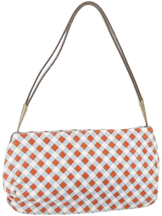 Bottega Veneta Bottega Veneta Vintage Shoulder Bag Intrecciato Leather Small