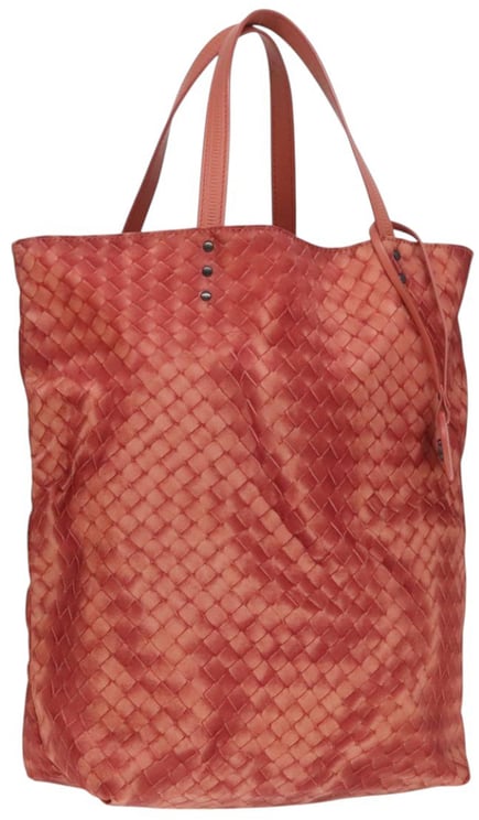 Bottega Veneta Bottega Veneta Intrecciolusion Tote Printed Nylon Medium