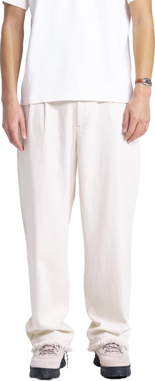 Bram's Fruit Twill Trousers Distressed - Beige