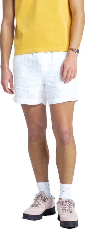 Bram's Fruit Linen Repair Shorts - White