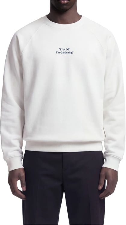 Bram's Fruit "F*ck Off I'm Gardening" Raglan Crewneck - Grey Melange