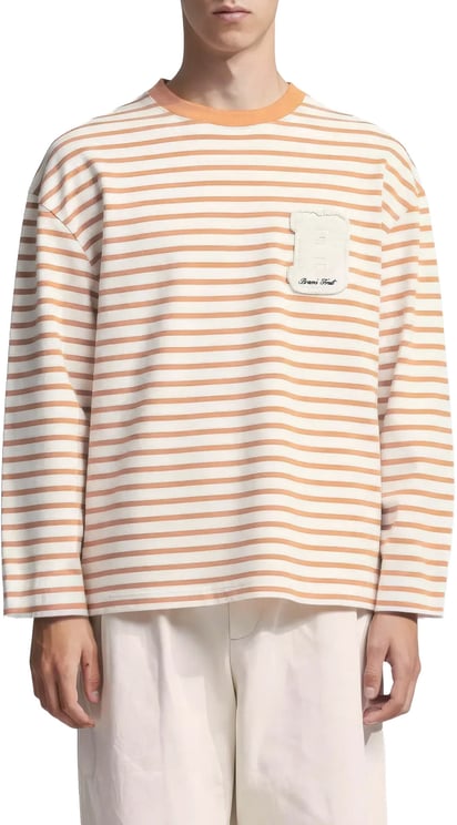 Bram's Fruit Varsity Striped Longsleeve - Orange