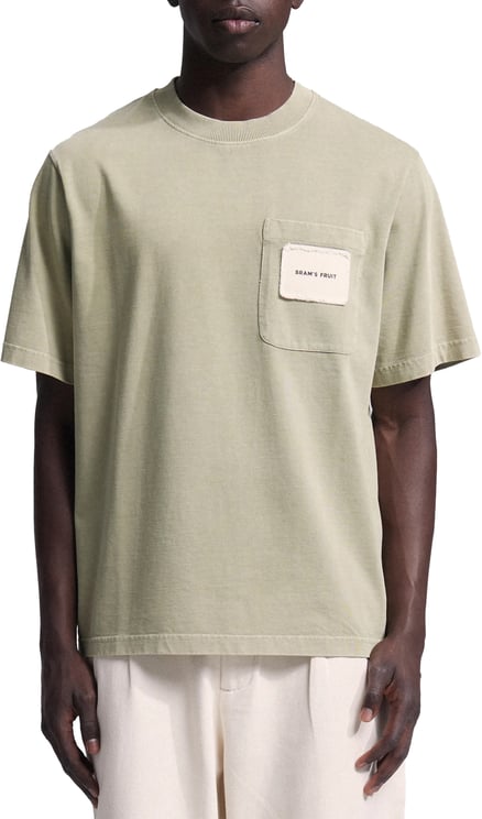 Bram's Fruit Chest Pocket T-shirt - Olive Green