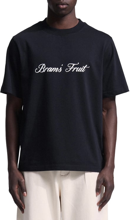 Bram's Fruit Script Logo T-shirt - Black